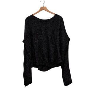 Anthropologie Marled Knit Gray Sweater XL